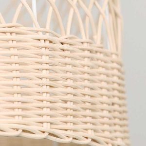 โคมไฟเพดานหวายทำมือโครงสร้างน้ำหนักเบาและน่าดึงดูดการตกแต่งสำหรับห้องนั่งเล่น - Product Image 1