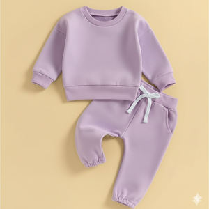 Conjunto de Ropa Unisex para Bebé, Sudadera de Manga Larga con Pantalones de Cintura Elástica - Product Image 5