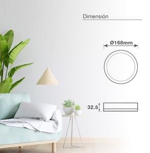 โบกูร์ 12W 6500K ไฟดาวน์ไลท์ LED สีขาวทรงกลม (GSC 201005049) - Product Image 3