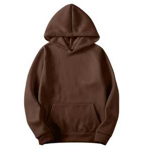 Sweats à capuche pour hommes Sweat pour hommes Polaire avec poches Automne Hiver Casual Solid Color Pullover - Product Image 1