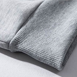 Latest Fashionable High Quality Knitted 100% Cotton Oversized Solid Winter Hoodies <b>Men</b> Outdoor Soft Breathable Eco-Friendly - Product Image 5