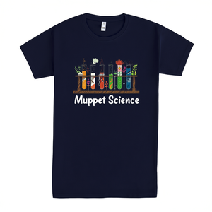 Camiseta de manga corta con estampado de laboratorio de ciencias divertidas, unisex, para adultos, azul marino, cuello redondo, humor geek, top gráfico - Product Image 2