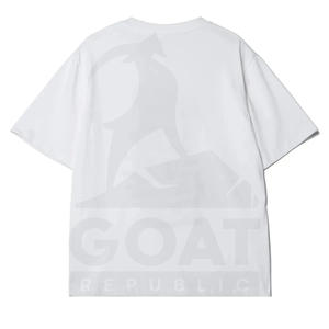 เสื้อยืดคอกลมแขนสั้นผู้ชาย พิมพ์ลายโลโก้เต็มตัว ผ้าฝ้าย 100% ระบายอากาศ ไม่เป็นขุย สไตล์ไฮสตรีท ปี 2025 ผลิตในปากีสถาน - Product Image 2