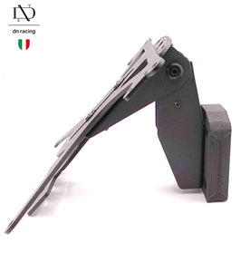 Support de plaque d'immatriculation compatible avec Kawasaki Z1100 Z1100 2026 BASE en acier inoxydable fabriqué en Italie - Product Image 5