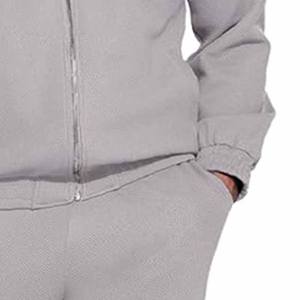 ชุดวอร์มลำลองผู้ชายแบบสองชิ้น ขายส่ง รับสกรีนโลโก้ ชุดกางเกงวอร์มผู้ชายแบบซ้อน โพสต์โดย Dress Sports - Product Image 2