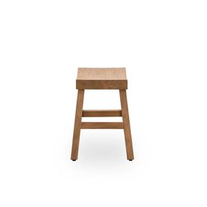 Tabouret en bois de teck de bonne qualité Design contemporain Couleur naturelle pour la maison Hôtel Appartement Villa Meubles de vie - Product Image 3