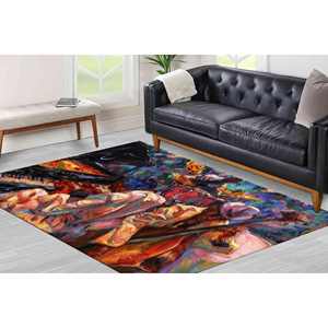 Tapis à thème Musiciens de Jazz : Décoration de salle de musique antidérapante, Tapis en chenille - Product Image 3