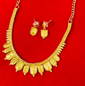 24K Plaqué Or Vintage Dubai Mode Bijoux Collier Ensemble Boucles D'oreilles Bracelets Peignes Broches Cuivre Matériel pour Allemagne Bulgarie - Product Image 3