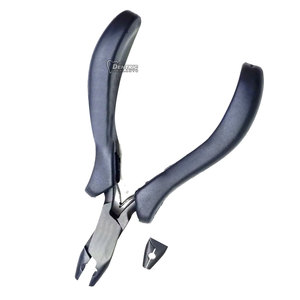 Pince à extensions de cheveux pour usage professionnel en salon, marque DENTRIC IMPLANTS, acier inoxydable de qualité chirurgicale, maintien solide, outil pour micro-anneaux - Product Image 2