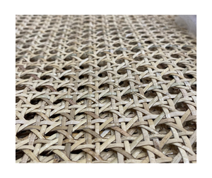 Wholesale PE Plastic <b>Rattan</b> Cane <b>Webbing</b> Roll Vietnamese Material For Outdoor Furniture Vietnam Factory Export Supply - Product Image 1