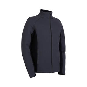 Veste d'hiver avec logo personnalisé pour hommes coupe-vent tissé imperméable à l'eau en nylon softshell à col montant - Product Image 6