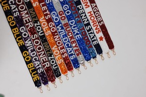Sangle de sac bandoulière ajustable faite à la main avec perles, design coloré, en nickel, impression en relief, vente en gros - Product Image 5