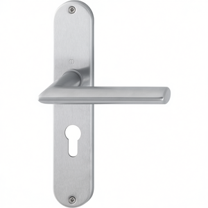 Stockholm E1140Z/302 Stainless Steel F69 PZ 72 mm DIN Left/Right HOPPE Long Plate Set for Blinds <b>Shades</b> & Shutters - Product Image 3