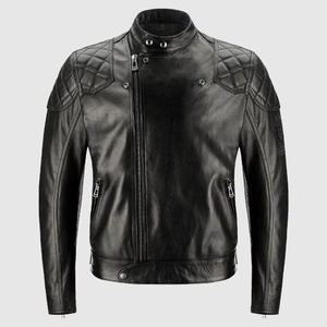 <b>Boys</b> Winter Black <b>Leather</b> <b>Jacket</b> Oem Brown Lambskin <b>Leather</b> Biker <b>Jacket</b> for Men Genuine Mens <b>Leather</b> Motorcycle <b>Jacket</b> - Product Image 5