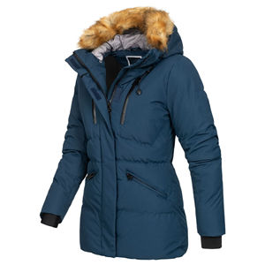 Parka standard pour femme, fermeture éclair, capuche réglable, hiver, imperméable, coupe-vent, respirant, écologique, personnalisable - Product Image 4