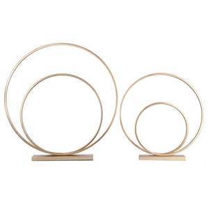 Article décoratif en laiton artisanat décoration de table article cercles article décoratif pour la maison article décoratif meilleur prix - Product Image 1