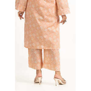 Combinaison orange pour femme, pantalon cargo respirant à jambes larges avec taille élastique, taille mi-basse/basse, pantalon décontracté - Product Image 2