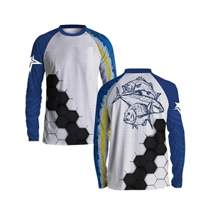 Diseño personalizado Sublimación Pesca Rash Guard UPF 50 Camisetas de manga larga Jersey Ropa elegante Camisa de pesca de manga larga de secado rápido - Product Image 3