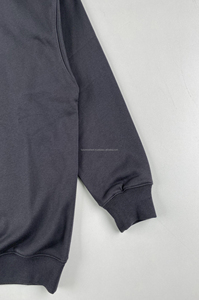 Venta caliente de algodón de alta calidad de gran tamaño ropa Lisa hombres sudaderas de color personalizado de secado rápido 100% sudaderas con capucha de algodón hombres - Product Image 3