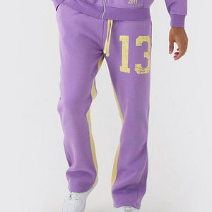 Survêtement d'hiver léger 100% coton pour hommes, couleur unie, avec fermeture éclair et logo personnalisé, respirant et abordable - Product Image 4