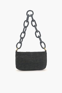 Nouveauté : Sacs à main en coton perlé de style classique pour femmes, sacs à main en perles de graines, logo, fermeture éclair, couleurs mélangées, pour les fêtes - Product Image 3