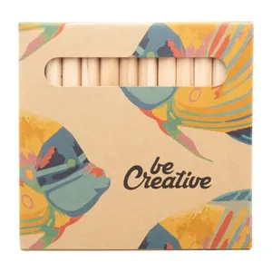 Ensemble de 12 crayons de couleur écologiques Penxil, gadgets écologiques pour expressions créatives - Product Image 1