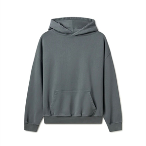 Streetwear Couleur noir Sweat à capuche Cut and Sew Patchwork Hip Hop Sweat à capuche pour homme Two Tone Oversized Heavyweight Hoodie basics - Product Image 1