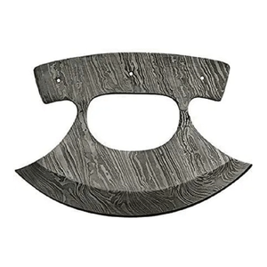 Coupe-pizza fait à la main en acier damas de 7 "à lame noire à haute teneur en carbone de 4mm d'épaisseur Logo personnalisé Couteau à lame fixe OEM pris en charge - Product Image 6