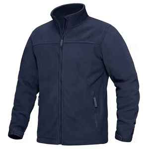 Servicio OEM de alta calidad Diseño personalizado Hombres Lona Softshell Chaqueta En blanco Color sólido Tamaño regular Con capucha Invierno - Product Image 1