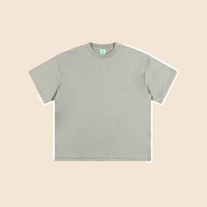 Camisetas personalizadas para hombre de algodón puro de manga corta de punto de tela suave transpirable OEM verano Casual moda Topwear - Product Image 6