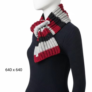 Bufandas de invierno acrílicas para adultos, material de punto suave, cálido y cómodo, accesorio para clima frío, para hombres y mujeres, ropa de moda para exteriores - Product Image 4