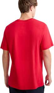 แว่นตาผ้าถักลายสีทึบแบบลำลองสำหรับใส่โลโก้ด้านหน้า320กรัมเสื้อยืดพิมพ์ลายซิลค์สกรีน - Product Image 3