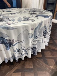 Mantel Floral de Tela No Tejida de Marca, Tamaño Personalizado, Elegante Cubierta de Mesa Estampada para Comedor, Uso en Bodas y Hoteles - Product Image 2