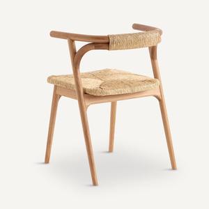 Silla de comedor de algas marinas de madera Natural moderna más vendida, muebles para el hogar para comedor, hecha en Vietnam, Color personalizado - Product Image 4