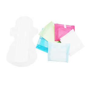 Hoja superior de bambú 100%, servilleta sanitaria de algodón orgánico ecológico degradable, almohadillas <span class=keywords><strong>sanitarias</strong></span> suaves OEM, Material Natural - Product Image 1