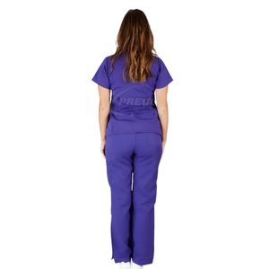 Conjunto de Uniforme Médico OEM 2026, Uniforme de Enfermera y Doctor de Manga Corta, Tela de Punto, Parte Superior e Inferior para Clínica - Product Image 2
