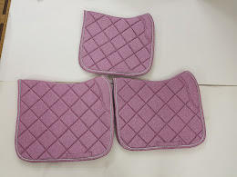 Almohadilla de sillín de doma de tela satinada personalizada Forro de mazorca de estilo inglés Tamaño de poliéster LLT Espuma de origen de color de algodón - Product Image 4