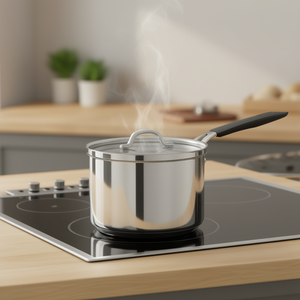 Olla de leche de acero inoxidable Lagostina TEMPRA cromada pulida 012896031516 de doble caldera 1.6L - Product Image 3