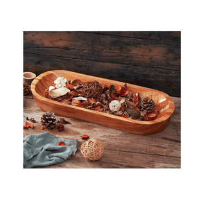 Bol à pâte en bois personnalisé élégant pour la cuisine maison fournisseur d'usine bol à pâte en bois artisanal rustique - Product Image 1