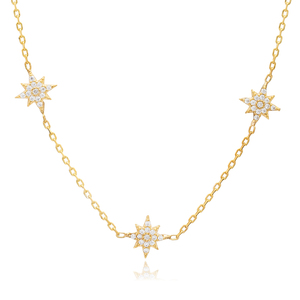 North Star Design Zircon pierre Shaker collier femme turc fait à la main vente en gros pendentif bijoux en argent Sterling 925 - Product Image 1