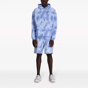 Sudadera con capucha de algodón para hombre con estampado de lazo teñido vintage de peso pesado de gran tamaño estilo callejero personalizado OEM de calidad superior - Product Image 2