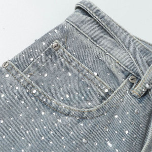 Pantalones Cortos Casuales de Estilo Urbano para Hombre, con Pedrería, para el Verano, con Logotipo Personalizado Disponible, Directo de Fábrica - Product Image 5