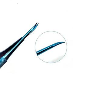 Instrumentos Quirúrgicos Oftálmicos, Portaagujas Manual de Acero sin Bloqueo de SurgiRight - Product Image 2