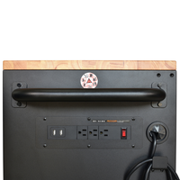 Armoire à outils CSPS 132 cm, 10 tiroirs, acier enduit de poudre durable, noir, pour mécaniciens, garage, industrie, entrepôt, support OEM, atelier