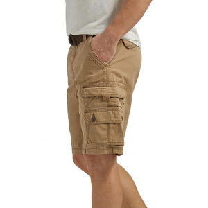 Nouveau Style hommes décontracté tissé coton Cargo Shorts demi-pantalon personnalisé 3D poche respirant salopette taille moyenne tissu lavé moyen - Product Image 4