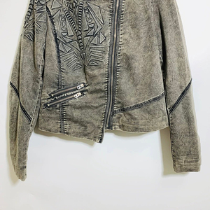 Veste en jean décontractée unisexe STITCHMODE, courte, automne, rembourrage en coton, pour Remember Goal, moins de 10 mots, titre du produit - Product Image 4