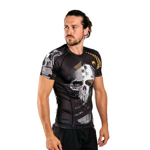 Entraînement Rash Guards MMA BJJ Compression Anti UV Personnalisé Sublimé Respirant Séchage Rapide Jiu Jitsu Kimono Équipement Durable - Product Image 4