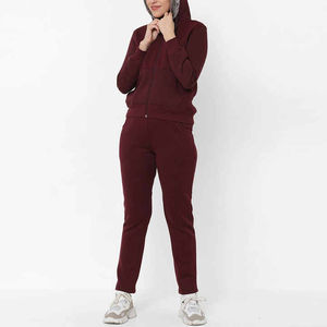 ชุดวอร์มผู้หญิงแบบมีฮู้ด ราคาประหยัด ผ้าฝ้าย 100% เป็นมิตรกับสิ่งแวดล้อม เหมาะสำหรับฤดูหนาว สไตล์ลำลอง สตรีทแวร์  ขาย - Product Image 4