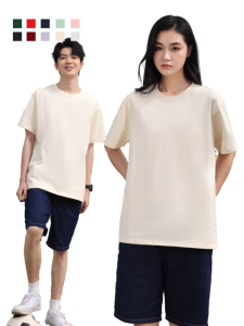 เสื้อยืดสตรีทแวร์แขนสั้นผ้าคอตตอน100% สำหรับผู้หญิงเสื้อยืดออกกำลังกาย200กรัมสำหรับผู้ชายแฟชั่นล่าสุด - Product Image 3