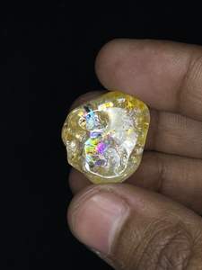 Piedras Preciosas Naturales de Color Amarillo, Pulimentadas con Fuego, Forma Redondeada, Gemas Sueltas para Joyería, Procedentes de la India - Product Image 2